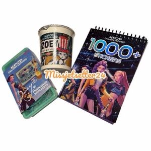 NEW Zoey K-pop Demon Hunters Friendship Bracelet Kit, Sticker, Stationary Bundle